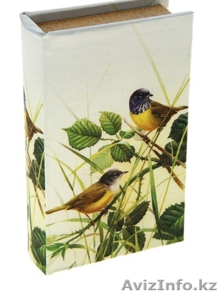 Шкатулка-книга шёлк "Синички" - Изображение #1, Объявление #1133122