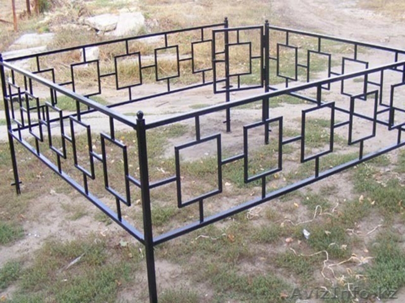 Оградки на могилу в Алматы, изготовление, установка - Изображение #6, Объявление #1154754