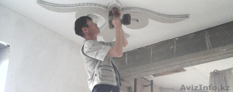 монтаж подвесных гипсокартонных потолков, установка гипсокартонных пер - Изображение #1, Объявление #1178438