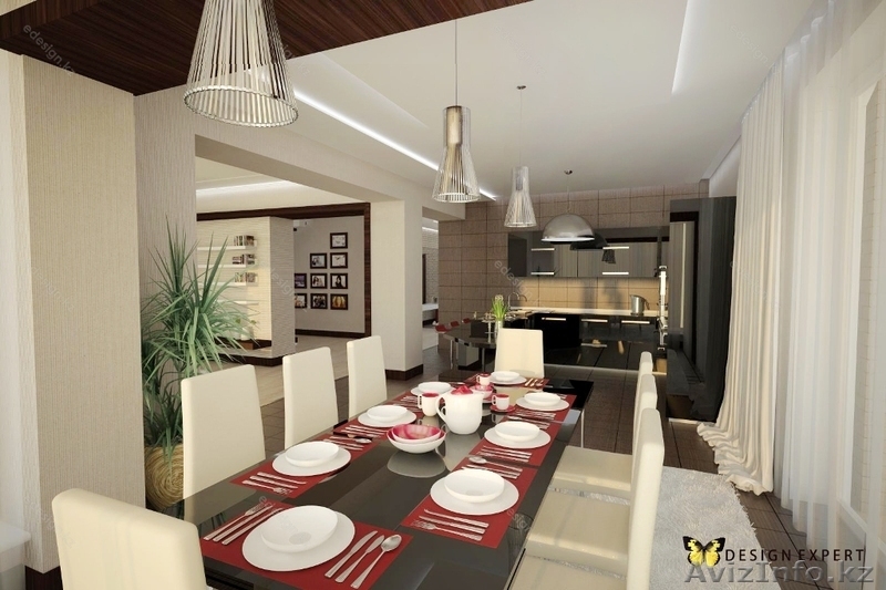 Дизайн интерьер кухни- столовой комнаты - от  Design Expert.             - Изображение #3, Объявление #1174841