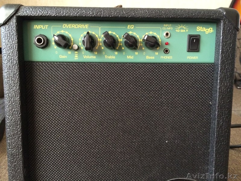 Электрогитара фирмы STAGG с фирменным ремнем и комбоусилителем - Изображение #3, Объявление #1181751