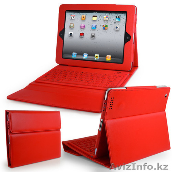 Чехол со встроенной Bluetooth клавиатурой iPad Case+Keyboar - Изображение #2, Объявление #1202087