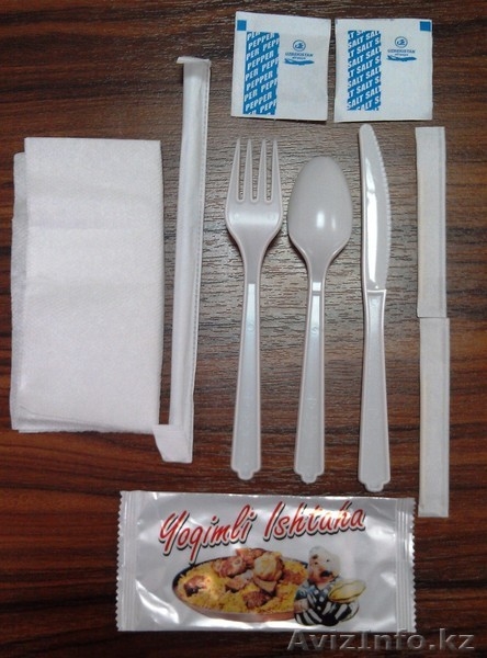 одноразовая посуда и стаканы 180 мл, столовые наборы и обеденные набор - Изображение #2, Объявление #1199359