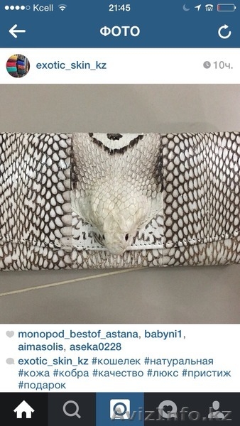 Изделия из кожи экзотических животных - Изображение #9, Объявление #1218381