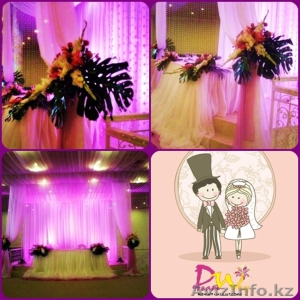 СВАДЕБНОЕ ОФОРМЛЕНИЕ АЛМАТЫ  - Изображение #3, Объявление #1215689