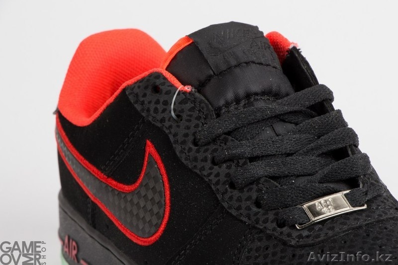 Nike Air Force 1 black/red/green sole - Изображение #1, Объявление #1243437