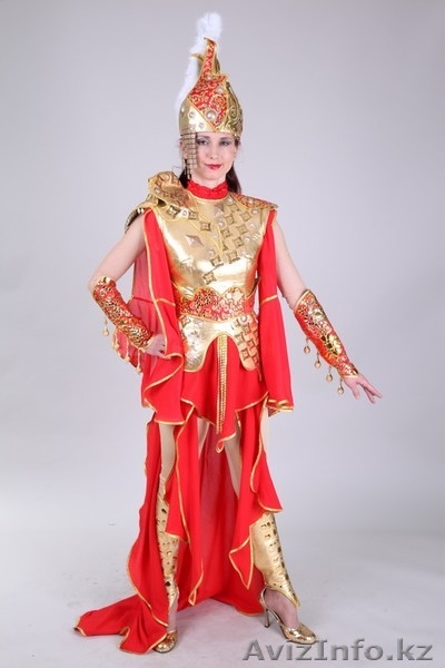 Казахские женские стилизованные костюмы воинов на прокат в Алматы - Изображение #2, Объявление #1239346