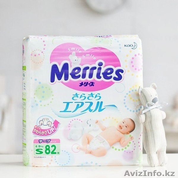 Японские Подгузники Moony и Merries по оптовым ценам 3800 и 3900 тенге в розницу - Изображение #3, Объявление #1237646