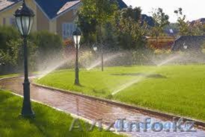 Автоматический полив газона. Системы полива, автополива и орошения газонов., Алм - Изображение #1, Объявление #1230712