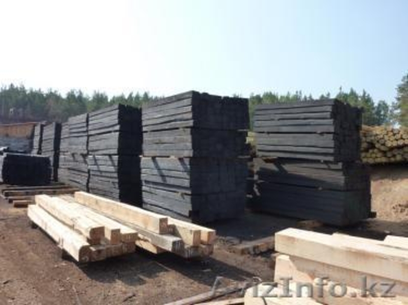 Брусья, доски, столбы ЛЭП и связи, шпалы различные породы древесины - Изображение #3, Объявление #1246969