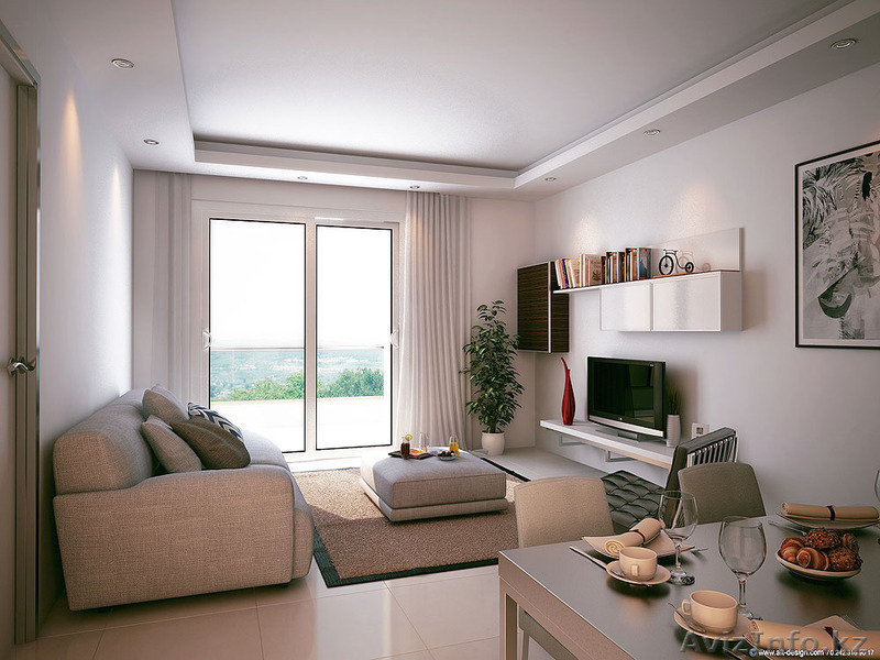 Однокомнатная квартира в Алании с видом на море и горы - Изображение #3, Объявление #1268933