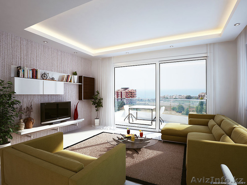 Однокомнатная квартира в Алании с видом на море и горы - Изображение #8, Объявление #1268933