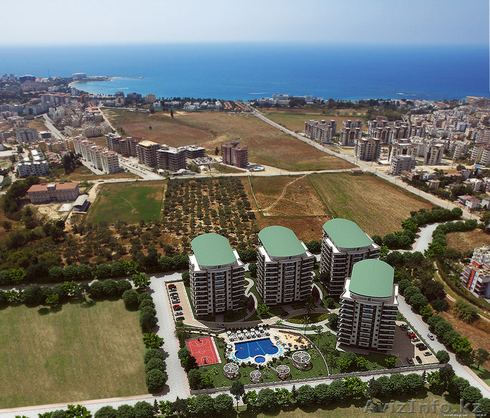 Однокомнатная квартира в Алании с видом на море и горы - Изображение #1, Объявление #1268933