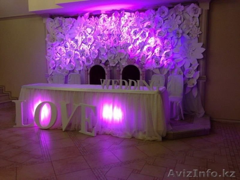 Оформление Свадеб в Алматы тканью, цветами, шарами. - Изображение #3, Объявление #1036592