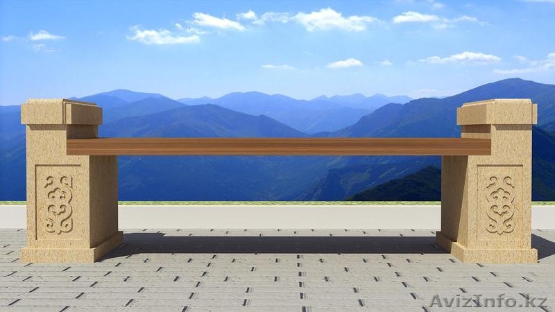 Скамейка декоративная парковая Коллекция «Северное сияние» - Изображение #1, Объявление #1266577