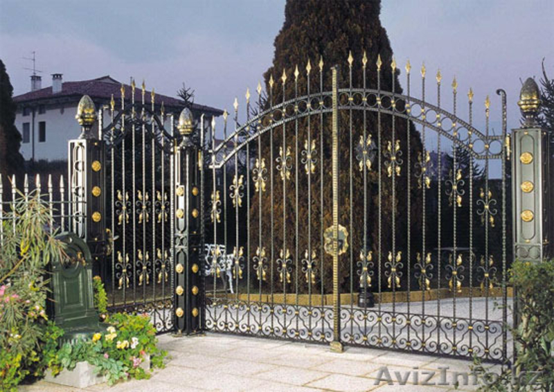 Кованные металлические ворота в Алматы - Изображение #2, Объявление #1280406
