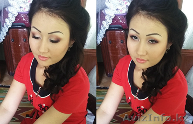 Визажист в Алматы с выездом. Профессиональный макияж на проф. космети - Изображение #9, Объявление #1064765