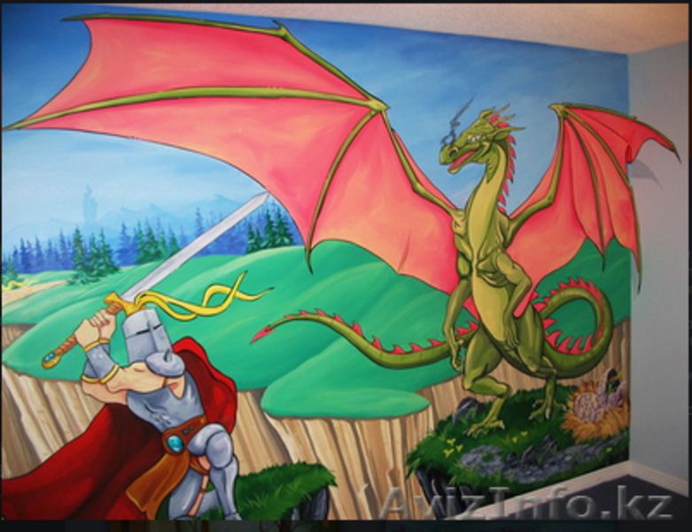 Художественная роспись стен дома и в офисе - Изображение #8, Объявление #1162990