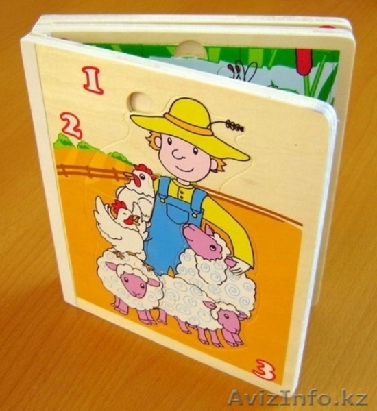 Деревянная игрушка книжка пазл 46131 - Изображение #2, Объявление #1290517