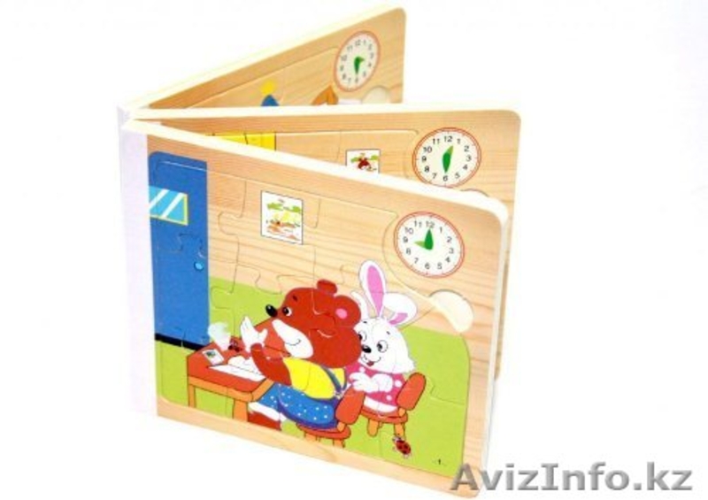 Деревянная игрушка книжка пазл 46131 - Изображение #1, Объявление #1290517