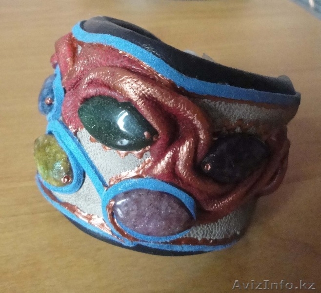 продам кожаные ободки и браслеты ручной работы - Изображение #9, Объявление #1292257