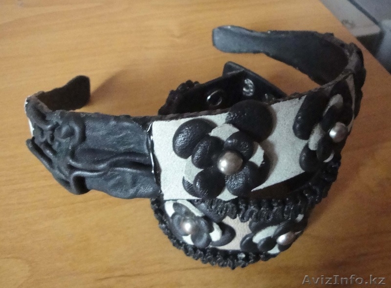продам кожаные ободки и браслеты ручной работы - Изображение #4, Объявление #1292257