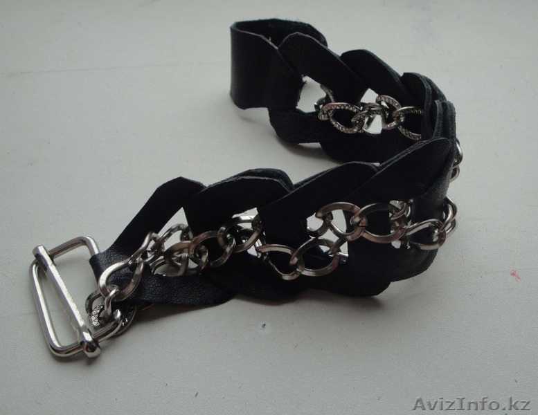 продам кожаные ободки и браслеты ручной работы - Изображение #3, Объявление #1292257