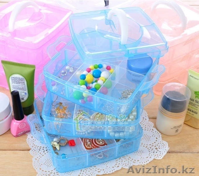 Органайзер для мелочи пластик 3 яруса 41052 - Изображение #1, Объявление #1291432