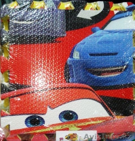 Безопасный комфортный детский коврик-пазл двухсторонний 46145 - Изображение #3, Объявление #1291276