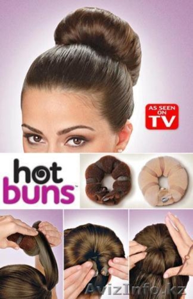 Заколка резинка валик для формирования дульки Hot buns код 23026 - Изображение #1, Объявление #1303383
