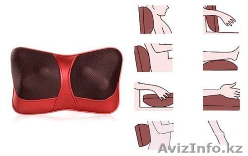 Массажная подушка massage pillow for home and car 46187  - Изображение #3, Объявление #1299503