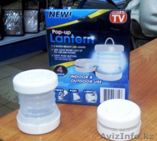 Лед лампа фонарик для улицы и сада на батарейках 41115. - Изображение #3, Объявление #1307116