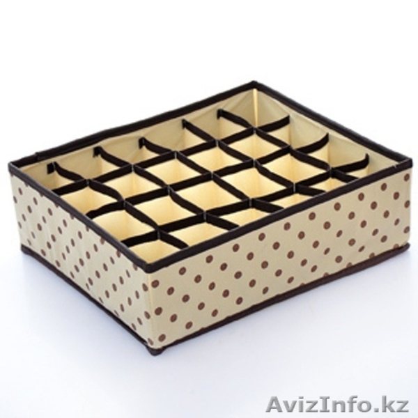 Органайзер для хранения белья носков 24 ячейки без крышки 43161 - Изображение #3, Объявление #1307161