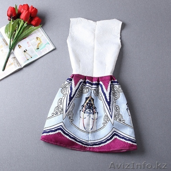 Платье женское жаккард голубой кот 1112023 - Изображение #2, Объявление #1304353