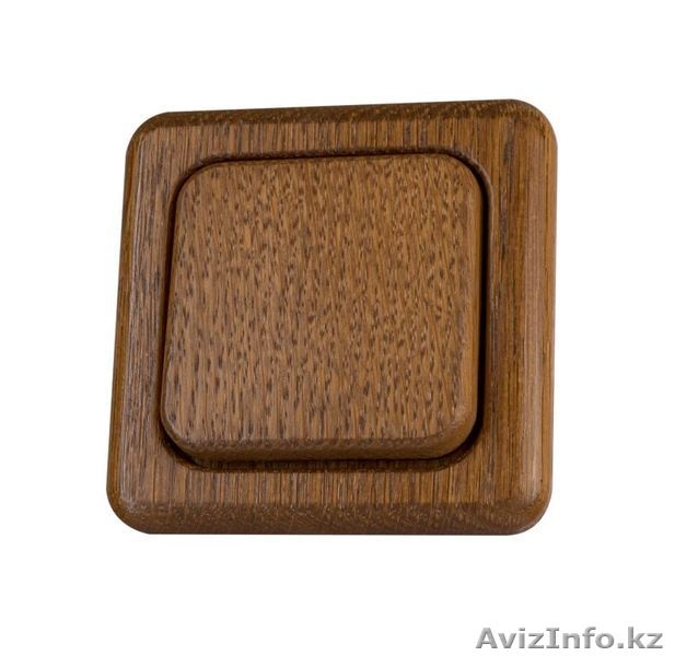 Акция! Деревянные немецкие выключатели по 2 000тг! + рамка в подарок! - Изображение #5, Объявление #1182763