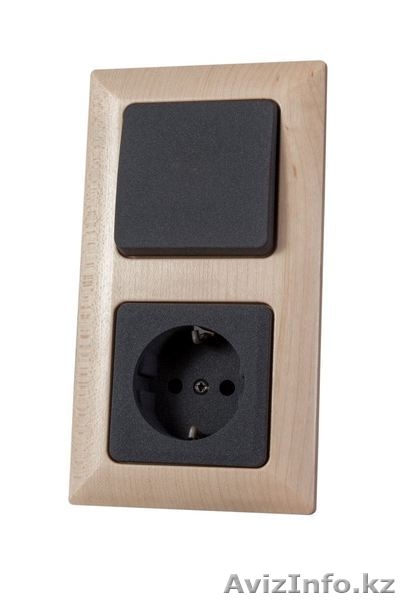 Розетки и выключатели серии MILANO черный бархат немецкой фирмы KOPP - Изображение #1, Объявление #1296954