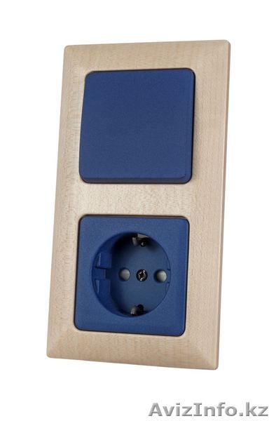 Розетки и выключатели серии MILANO синий бархат немецкой фирмы KOPP - Изображение #1, Объявление #1296952