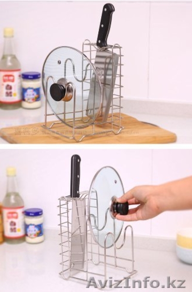 Универсальная подставка для крышек и досок металлическая 46037   - Изображение #2, Объявление #1305044