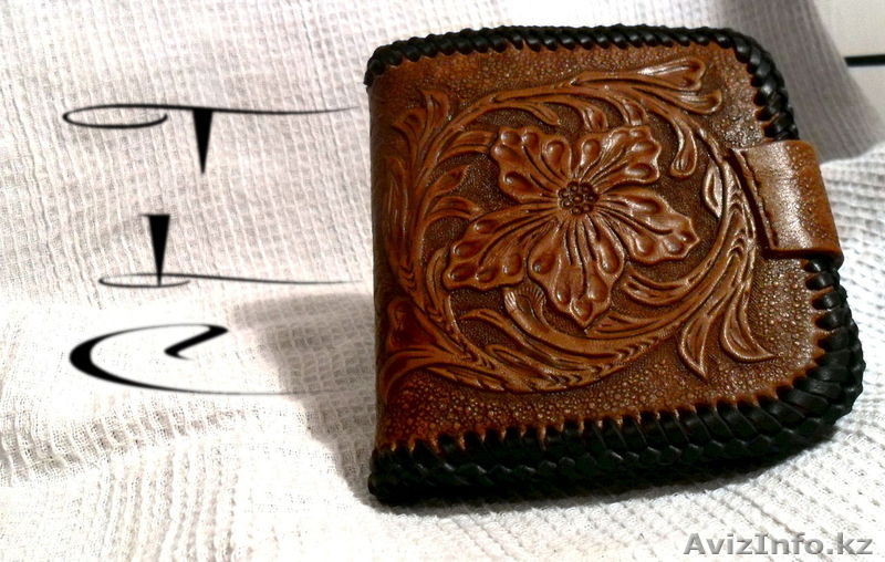 Портмоне из натуральной кожи ручной работы - Изображение #1, Объявление #1314624