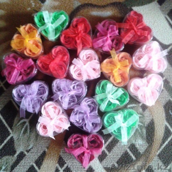 Подарочное мыло розочки В ассортименте - Изображение #4, Объявление #1312273