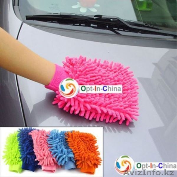 Рукавичка из микрофибры для уборки и протирания авто 46014 - Изображение #2, Объявление #1312282