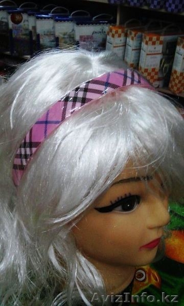 Ободок цветочек, тонкий с пайетками, клетка 46271. - Изображение #4, Объявление #1312174