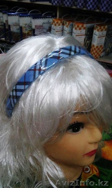 Ободок цветочек, тонкий с пайетками, клетка 46271. - Изображение #5, Объявление #1312174