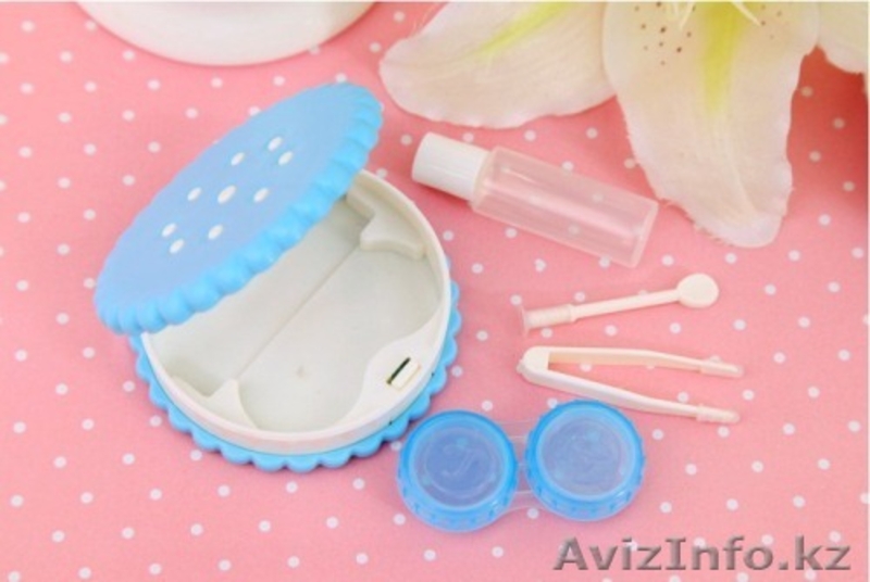 Дорожный удобный чехол с зеркалом для хранения линз 14046 - Изображение #3, Объявление #1312369