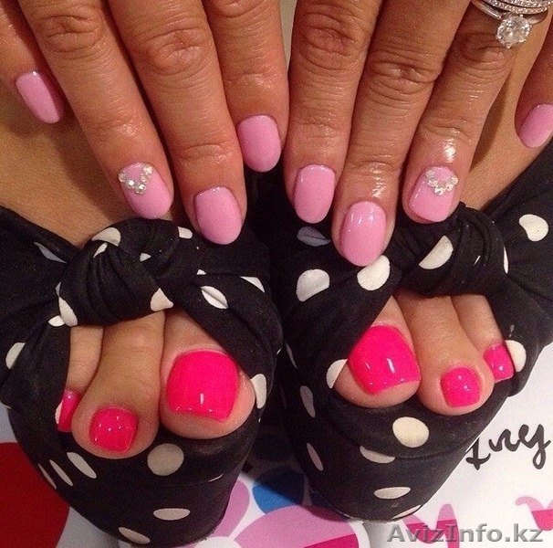 Маникюр, педикюр, гель покрытие, наращивание ногтей, эпиляция воском, на дому - Изображение #3, Объявление #1319163