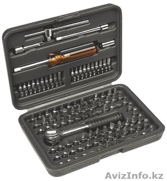 Набор сменных наконечников и головок  101 шт, Topex 39D359 - Изображение #2, Объявление #1319455