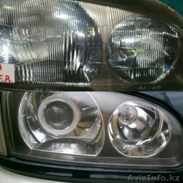 Полировка чистка фар, установка ходовых огней, установка ксеноновых линз, устано - Изображение #2, Объявление #1323482