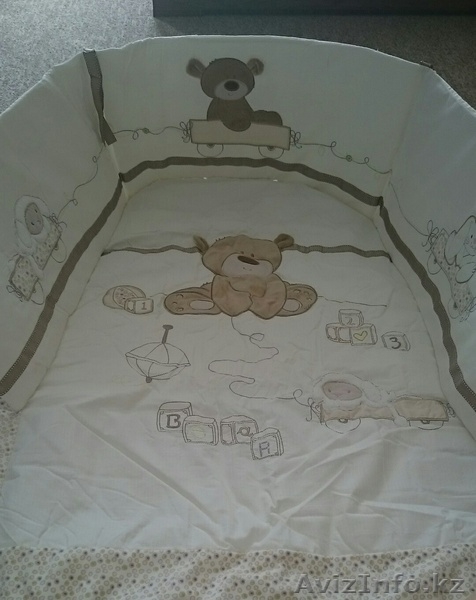 Комплект постельного белья с бортиками в манеж - Изображение #3, Объявление #1320649