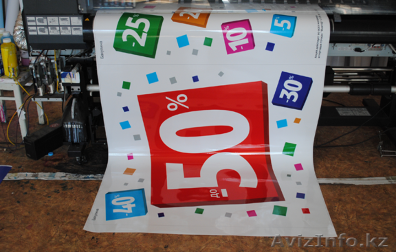 Широкоформатная печать Наружная реклама Услуги станка MultiCam в Алматы - Изображение #3, Объявление #1323504