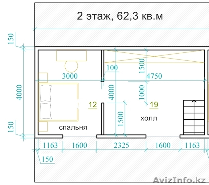4-комнатная квартира в мкр. Кайрат - Изображение #3, Объявление #1334401